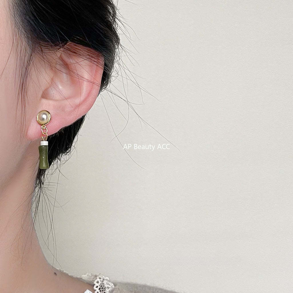 C관 - 14K 도금 핸드메이드 비대칭 새 디자인 2024 유행 귀걸이 [3686] 24.03-5