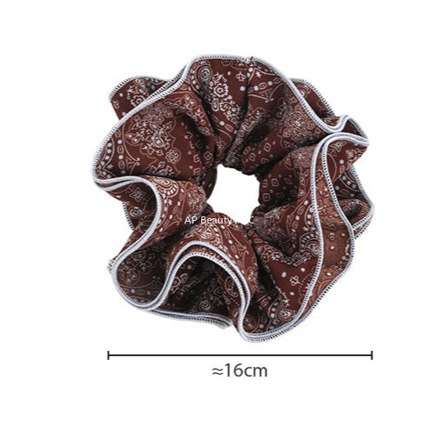 E관 - 빈티지 페이즐리 패턴 패브릭 곱창 헤어밴드 [27579] 25.10-3