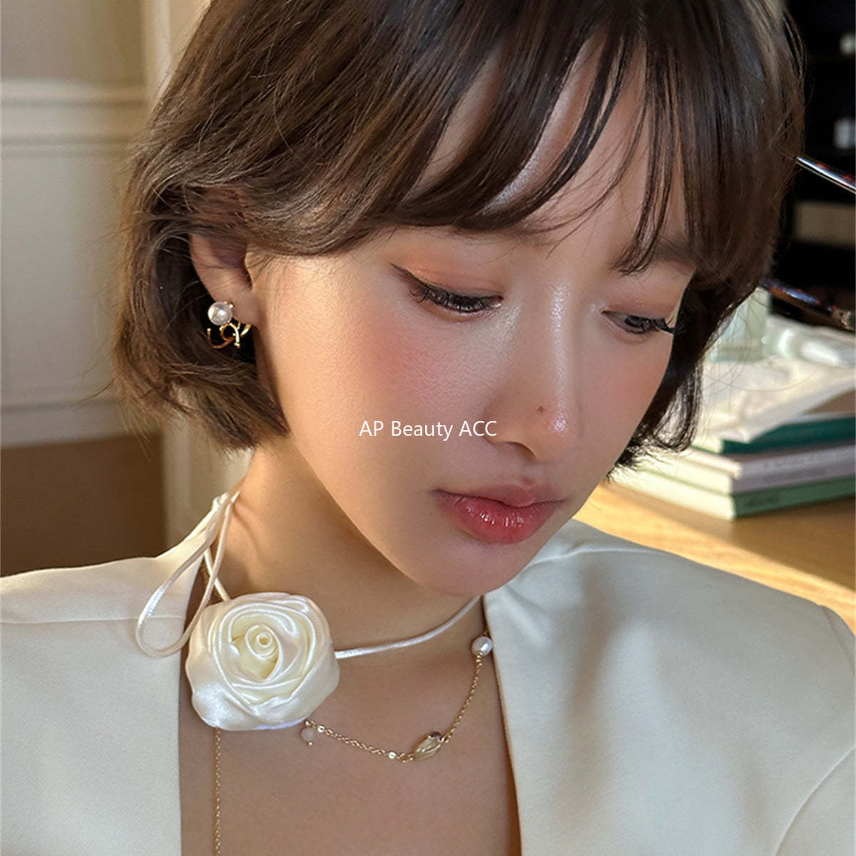 A관 - 925 은침 심플 라인 진주 스터드 귀걸이 [EH-4026] 25.10-4