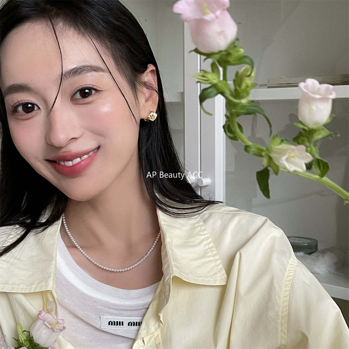 A관 - 925 은침 여름 비치 조개 모양 링형 귀걸이 [EH-2969] 24.07-3