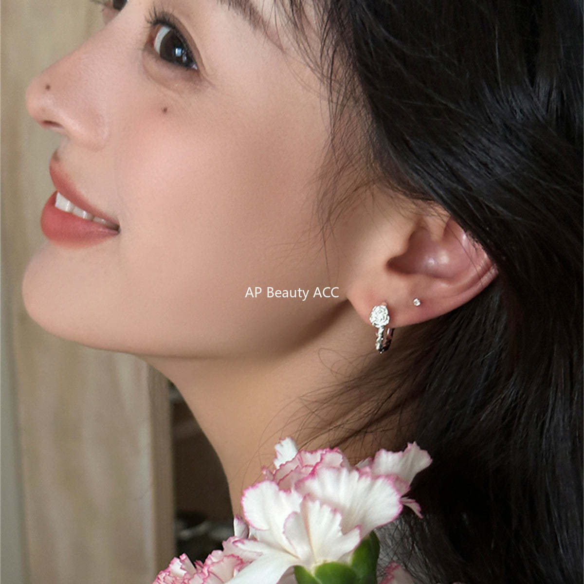 A관 - 925 은침 플라워 귀걸이 [EH-3678] 25.06-4