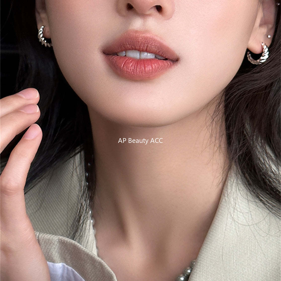 A관 - 925 은침 트위스트 C자형 귀걸이 [EH-3818] 25.08-4