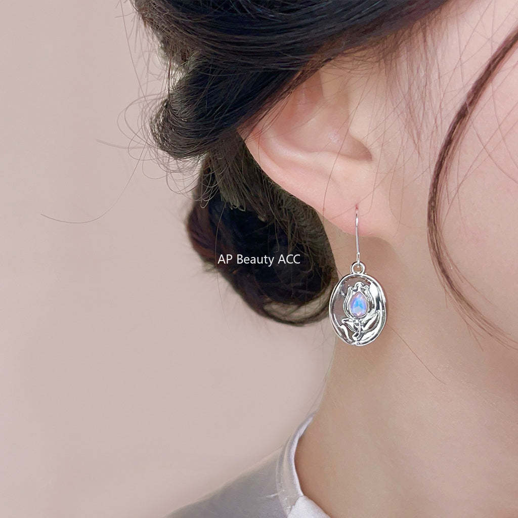 C관 - 개성 있는 유리 크리스탈 2024 신상 귀걸이 [4169] 24.05-5