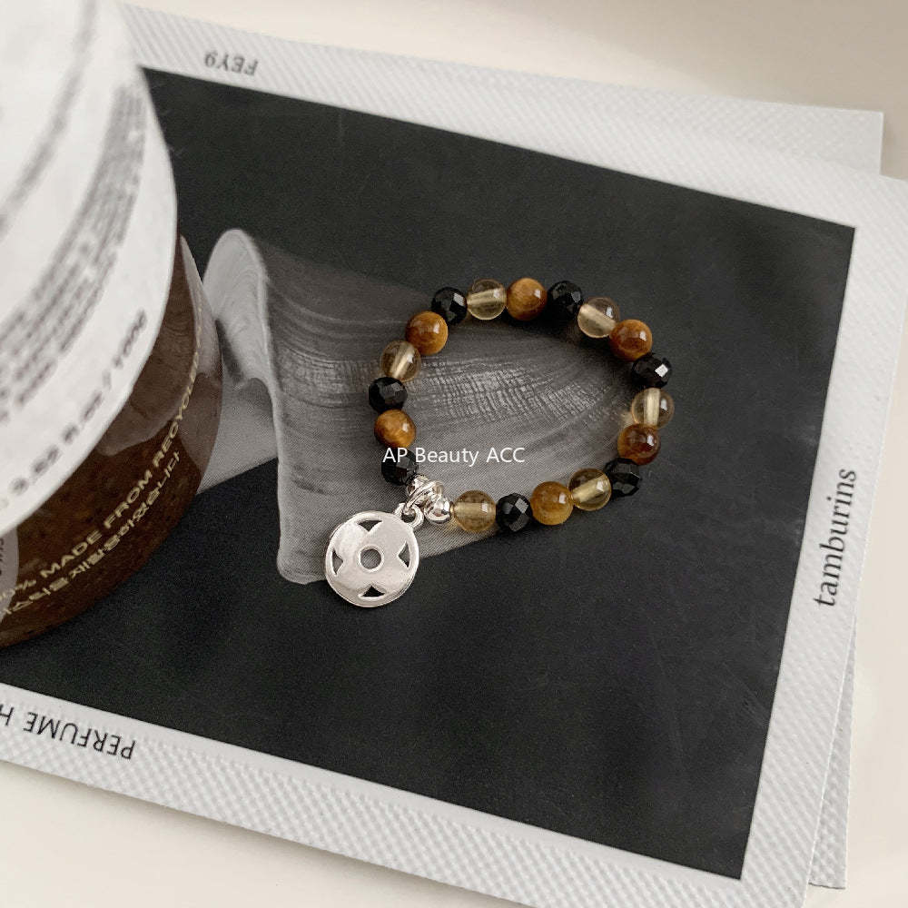 A관 - 클로버 십자가 하트 코끼리 미니 펜던트 925실버 비즈 반지 [RC] 25.11-4