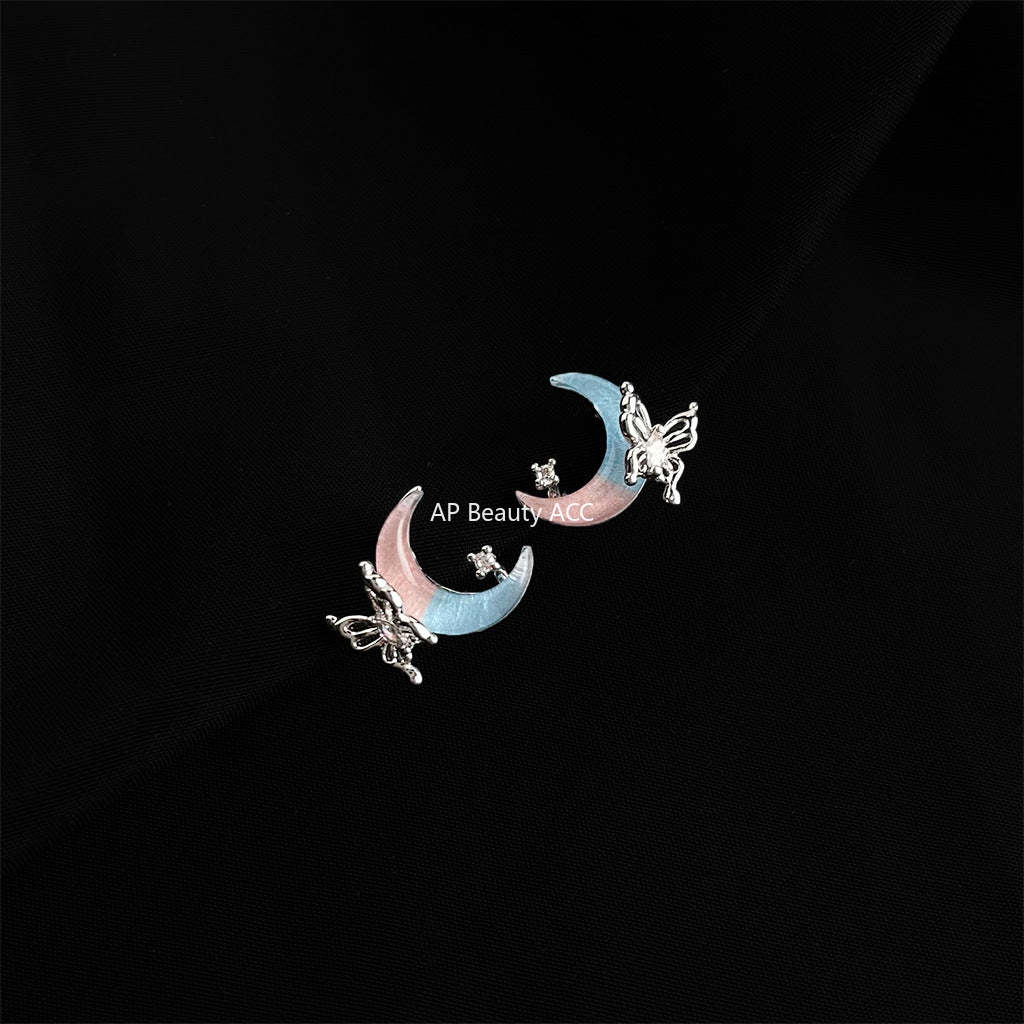 C관 - 큐빅 레진 진주 무피어싱 나선형 이어커프 귀걸이 [EJ0203F] 25.02-3