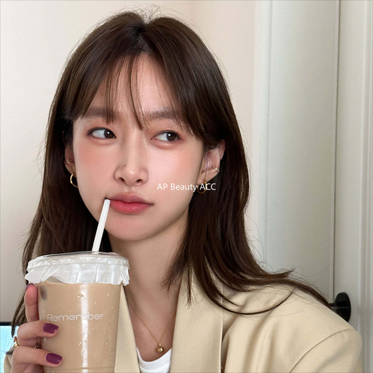 A관 - 925 은침 정형 심플 링 스터드 귀걸이 [EH-1754.SJ] 25.12-3