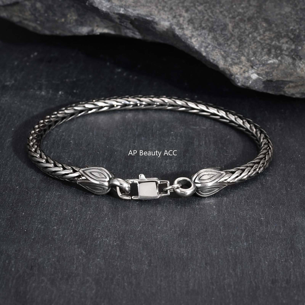 G관 - 스테인리스 드래곤 체인 스틸 컬러 팔찌 [BR-2710] 25.11-2