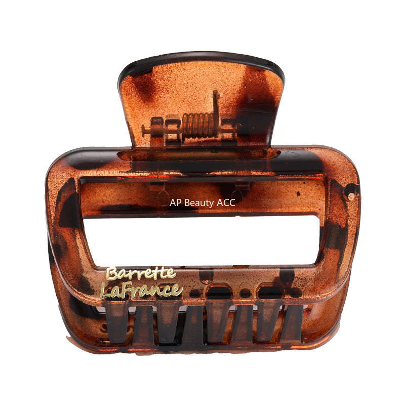 E관 - 골드 레터링 투명 사각형 집게핀 [27491] 25.09-4