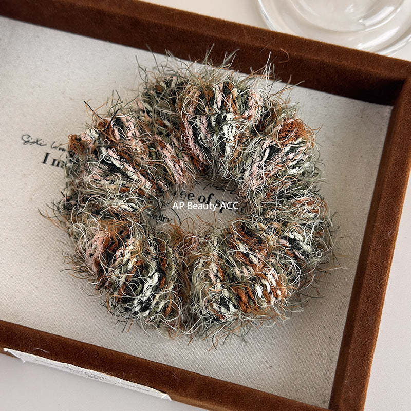 E관 - 컬러 니트 뜨개실 곱창 헤어밴드 [24417] 25.11-1