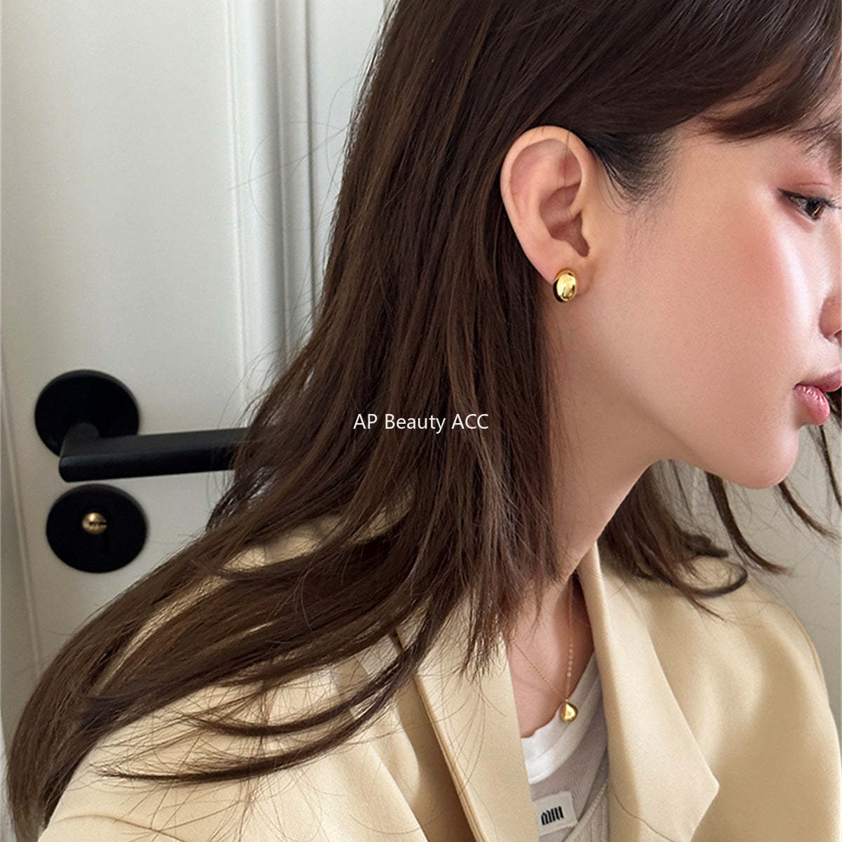 A관 - 925 은침 볼형 귀걸이 [EH-1782] 24.12-4