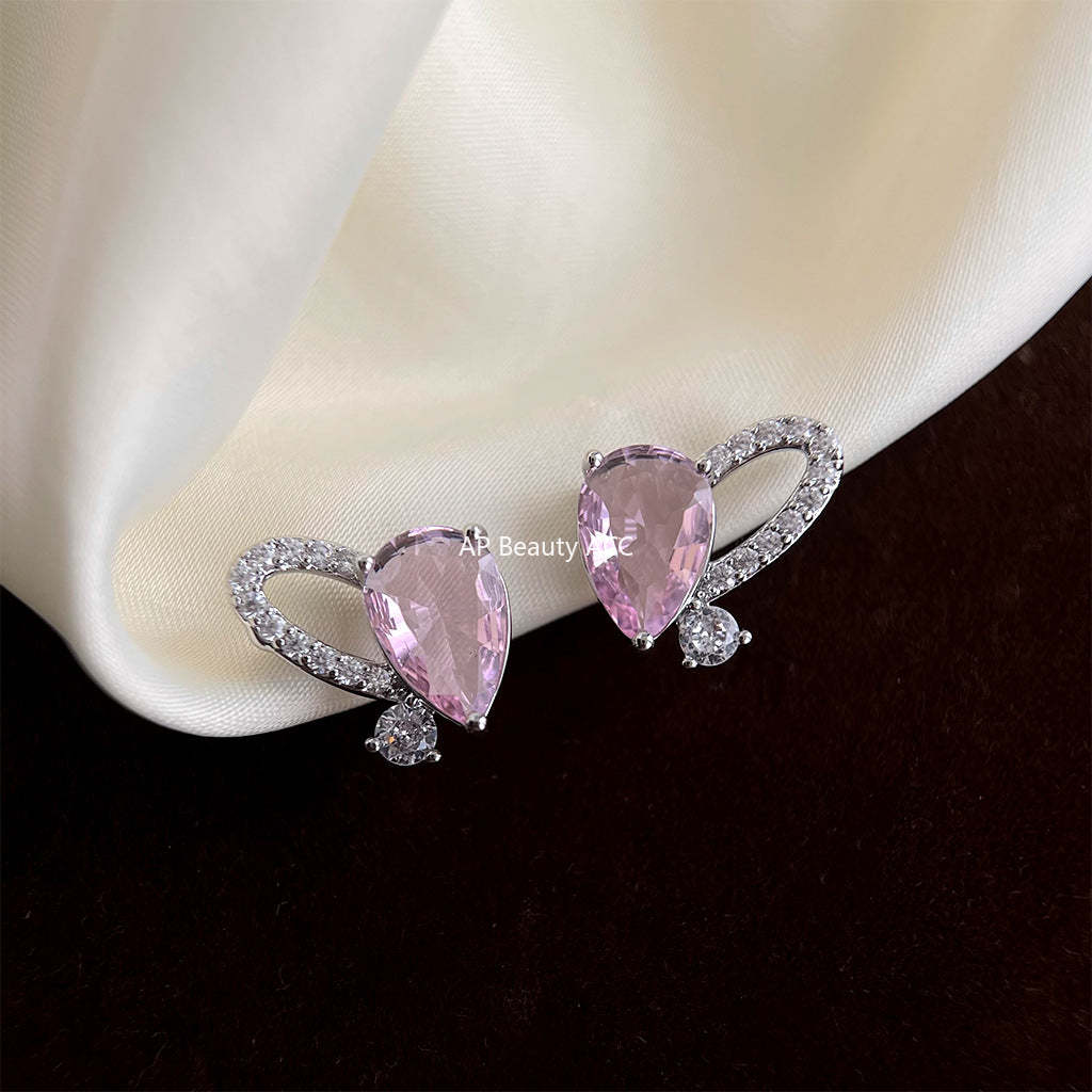 C관 - 미니 큐빅 비대칭 감각적인 귀걸이 [4389] 24.06-4