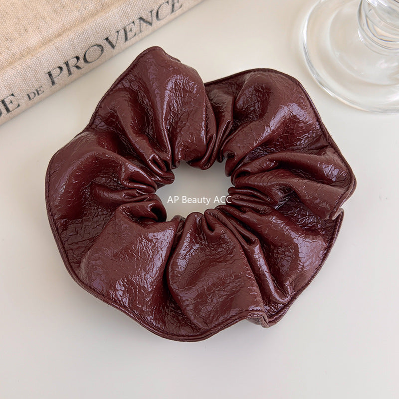 E관 - 프렌치 빈티지 가죽 곱창 헤어밴드 [27539] 25.10-1