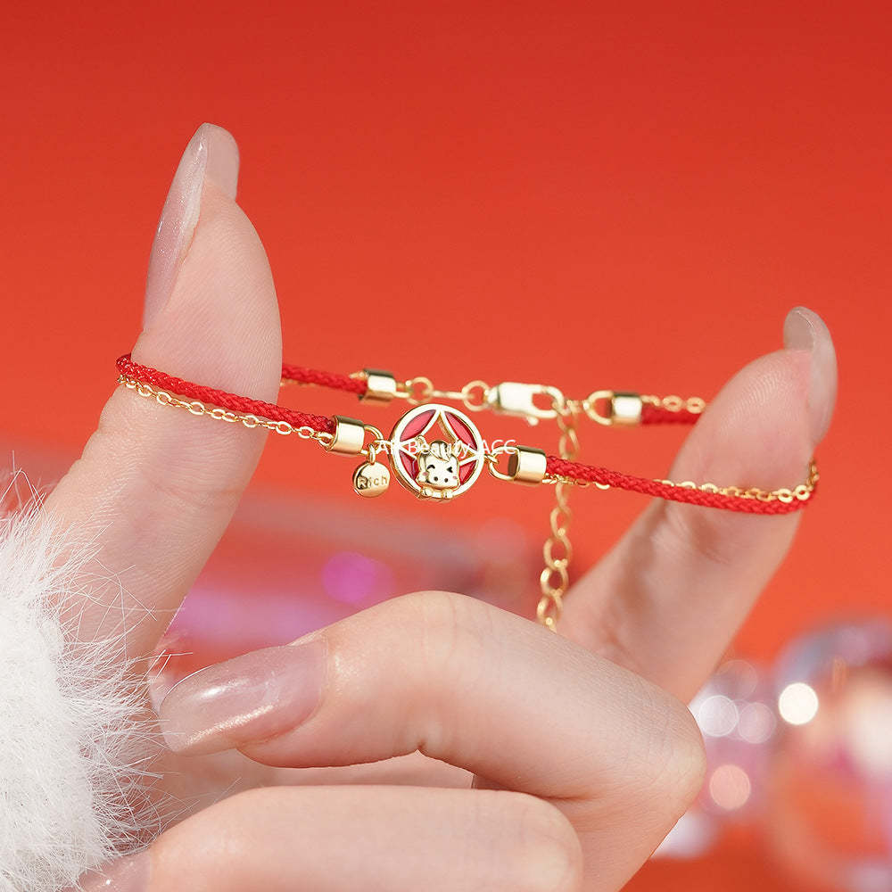 B관 - 999 실버 말띠 디자인 귀걸이 목걸이 팔찌 [YC10183E_1 YC2702N_1 YC5050SL_1] 25.11-4