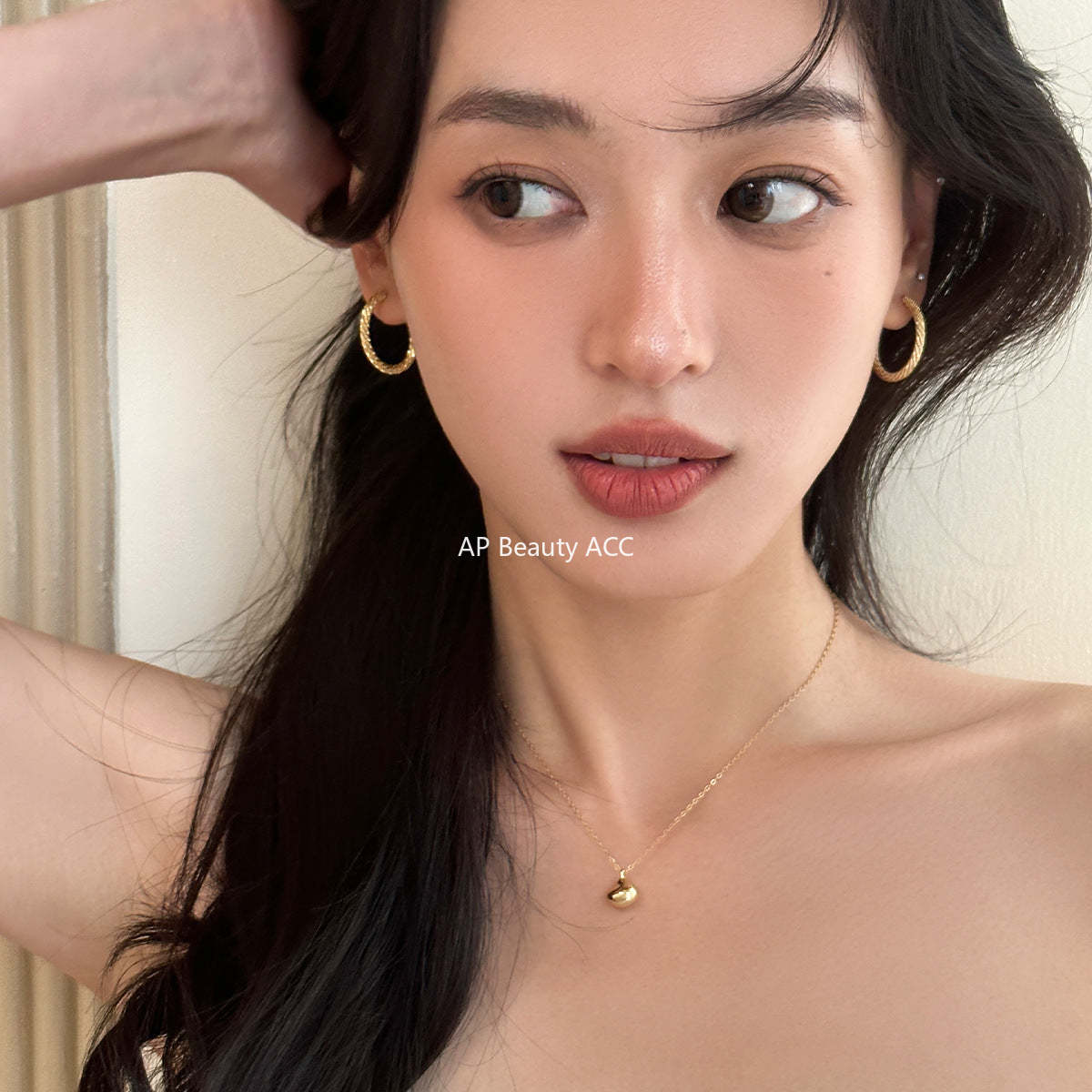 A관 - 925 은침 후프 꼬임 귀걸이 [EH-3819] 25.08-3