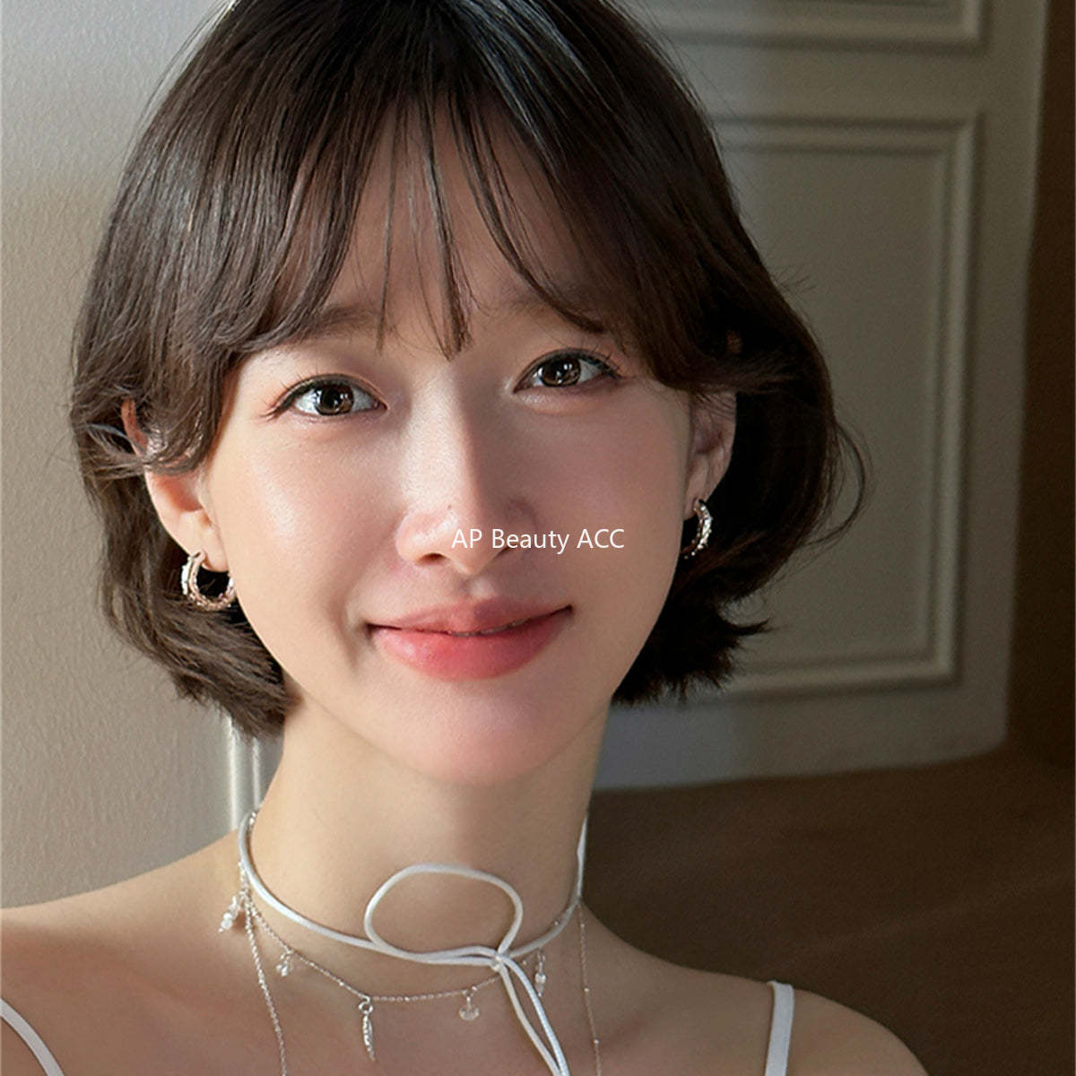A관 - 925 은침 큐빅 링 귀걸이 [EH-3981] 25.08-4