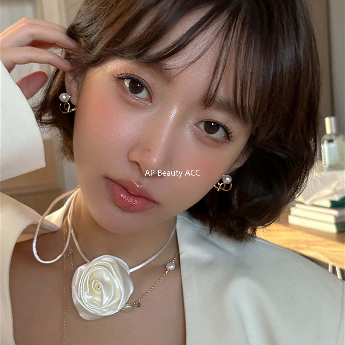 A관 - 925 은침 심플 라인 진주 스터드 귀걸이 [EH-4026] 25.10-4