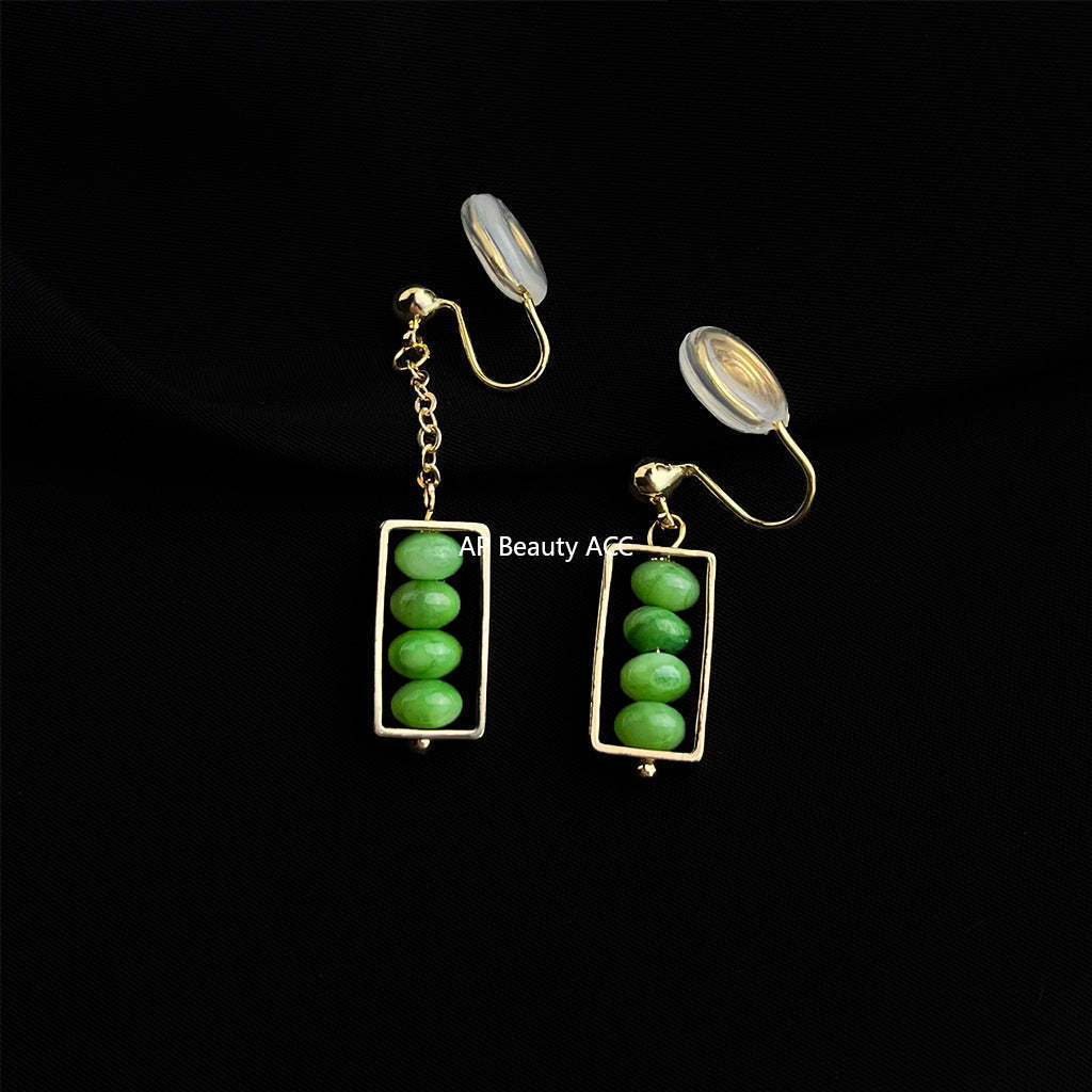 C관 - 18K 도금 컬러풀 이어커프 귀걸이 [EJ0303C] 25.03-3