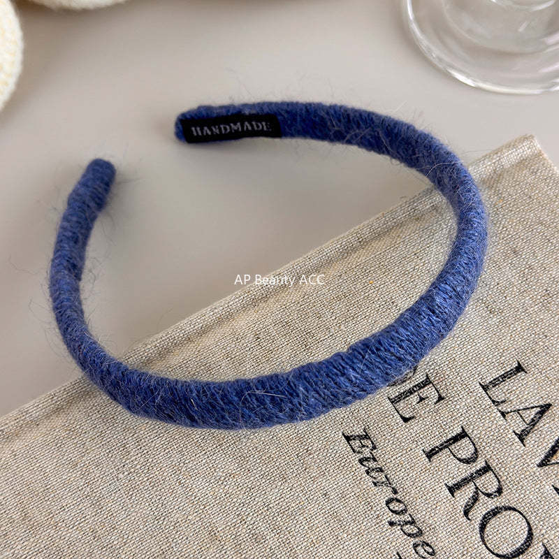 E관 - 털실 소재 볼륨 얇은 머리띠 [27651] 25.11-3