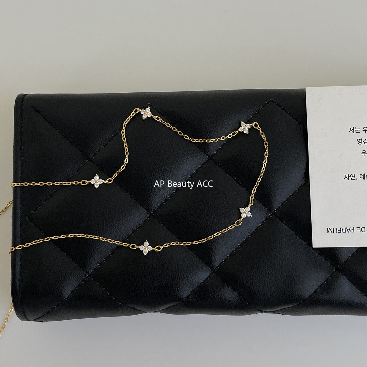 A관 - 925 실버 네잎클로버 디자인 목걸이 [XL-1228] 25.11-1