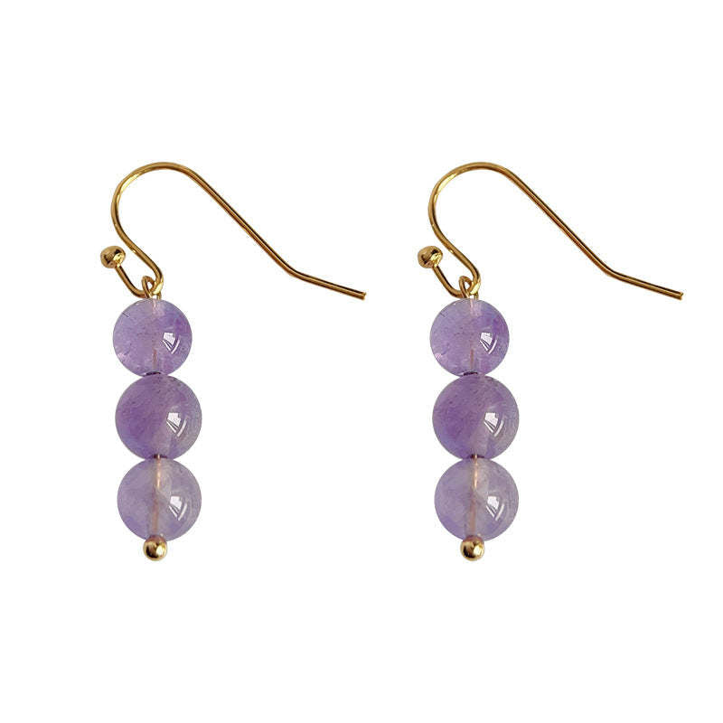 C관 - 라벤더 보석 2024 신상 핸드메이드 귀걸이 [3800] 24.05-2