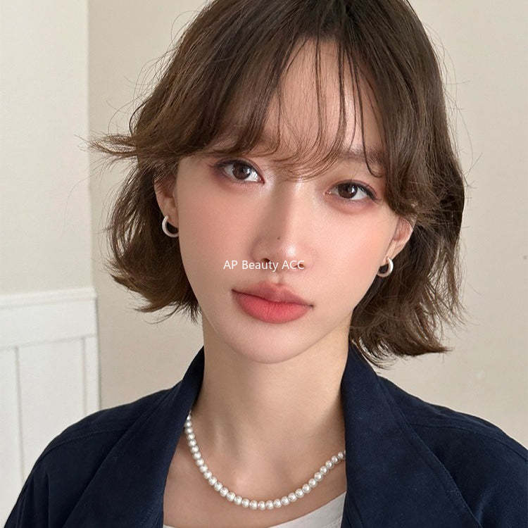 A관 - 샌딩 심플 링 925 은침 귀걸이 [EH-4318] 25.12-2