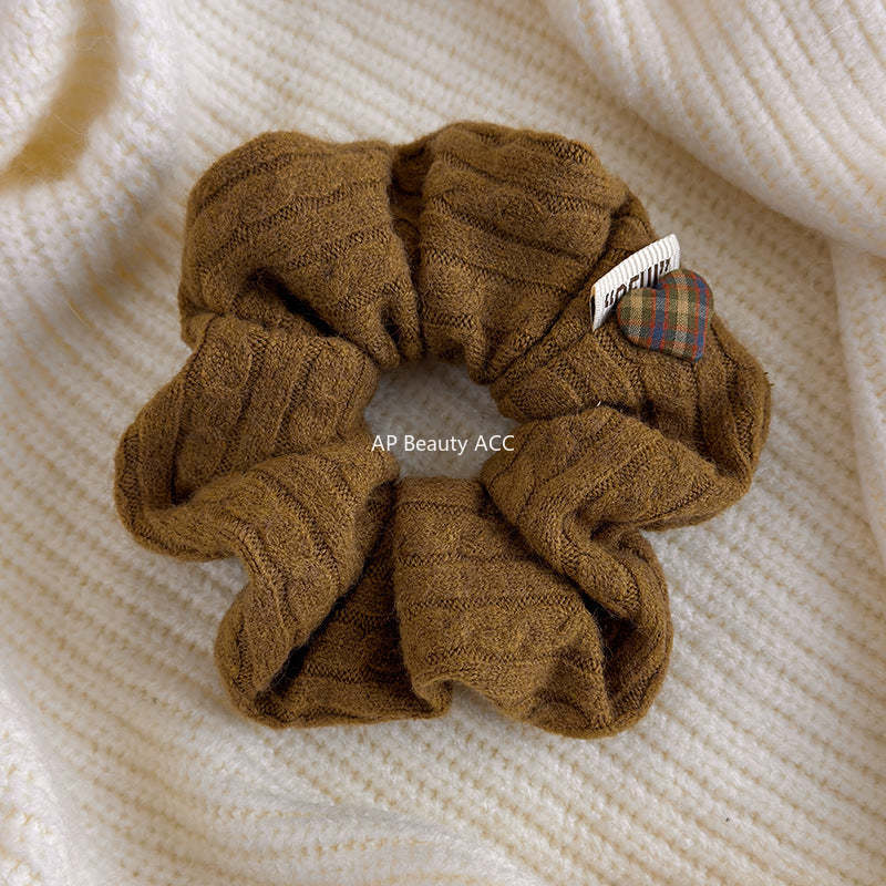 E관 - 꽈배기 니트 셔링 곱창 헤어밴드 [27707] 25.11-4