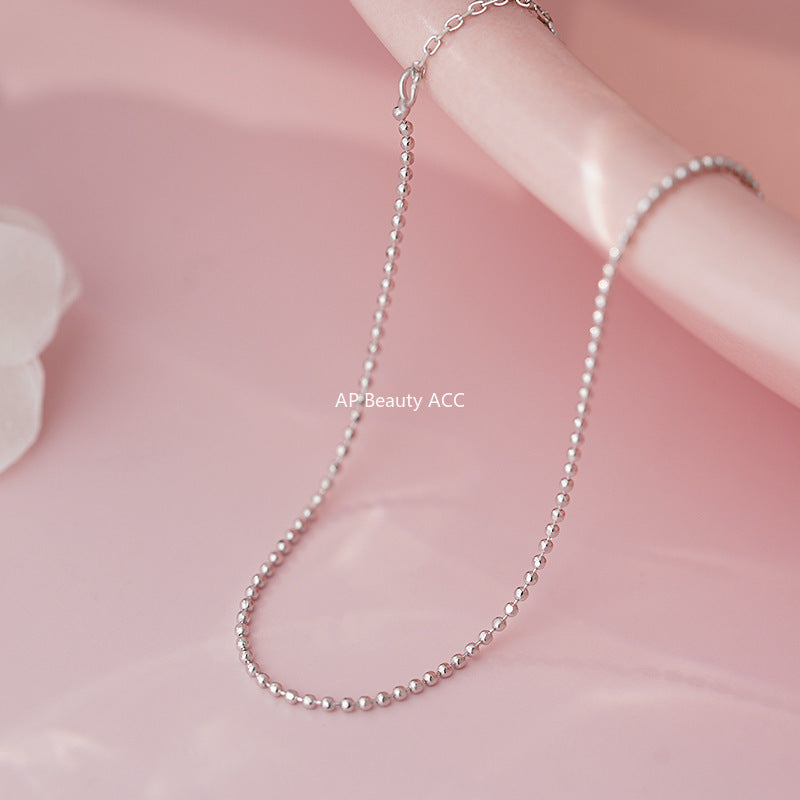 B관 - 925 실버 슬림 비즈 팔찌 [YC4933SL_1] 25.10-2