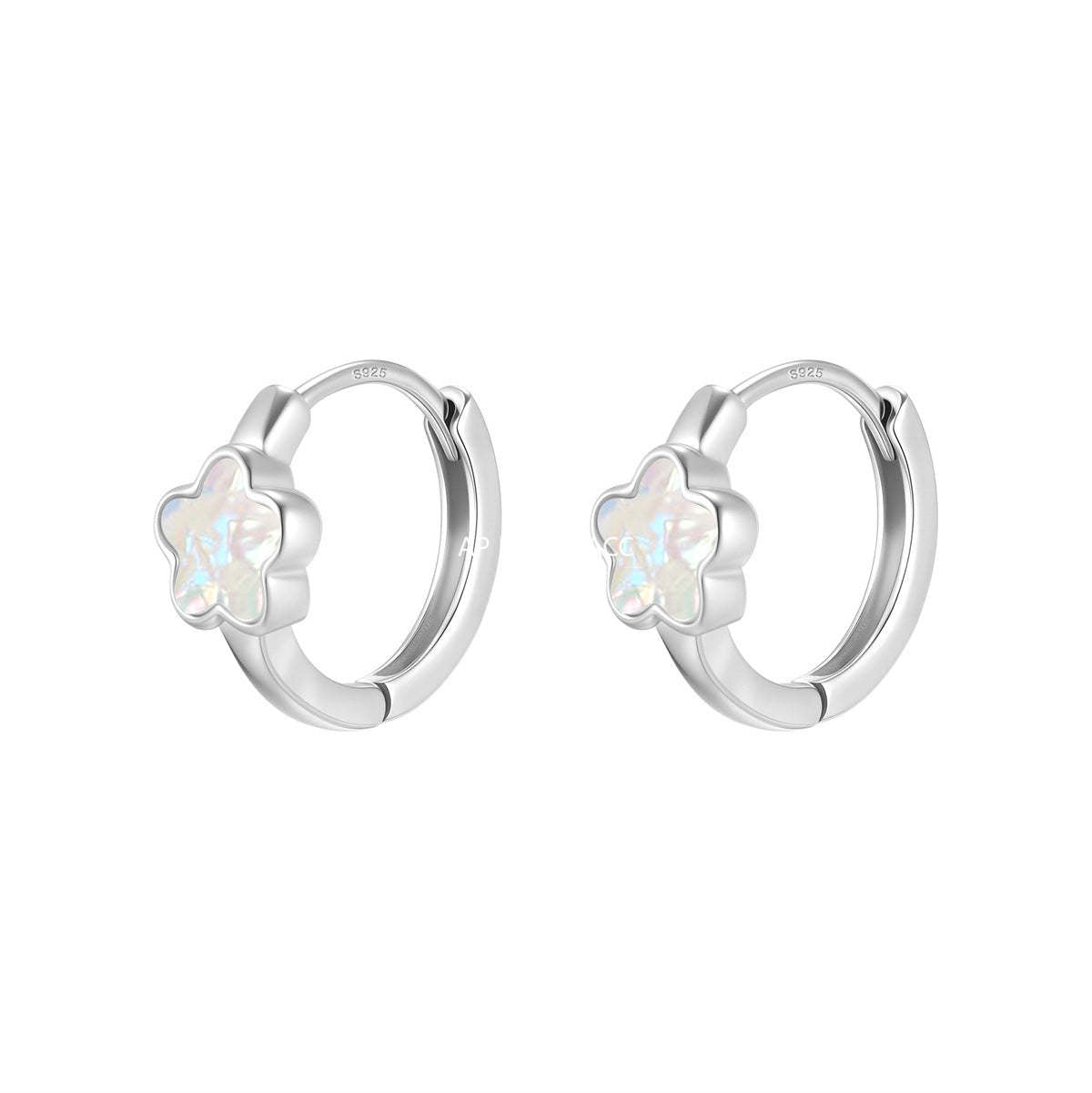 A관 - 925 은침 꼬임 나비 플라워 T자 링 귀걸이 [EH-4060] 25.09-4