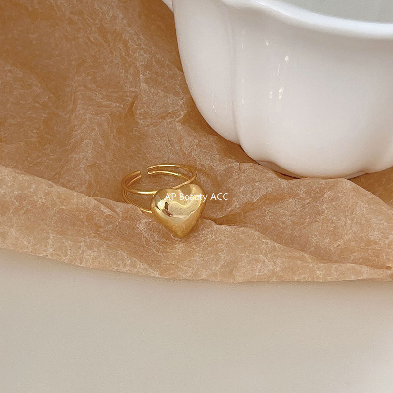 F관 - 925 실버 하트 오픈형 반지 [J1524] 25.10-1