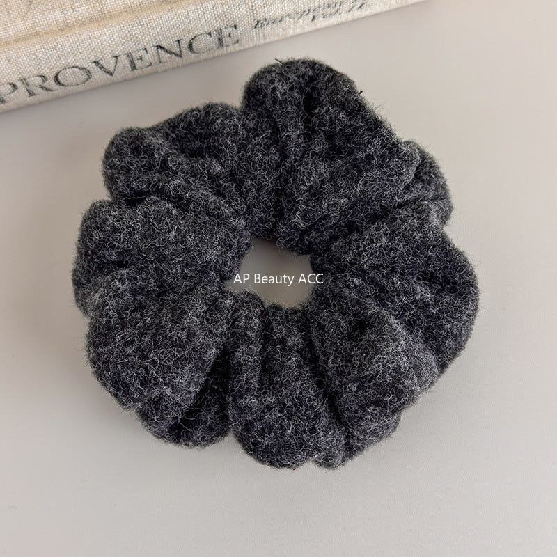 E관 - 겨울 컬러 모직 패브릭 곱창 헤어밴드 [26247] 25.11-2