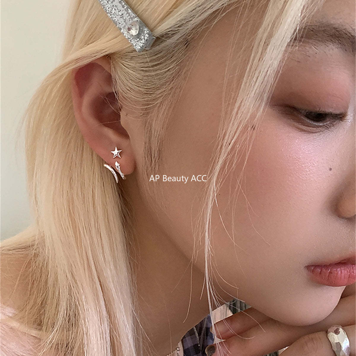 A관 - 925 은침 별 포인트 뱀 디자인 귀걸이 [EH-4173] 25.10-4