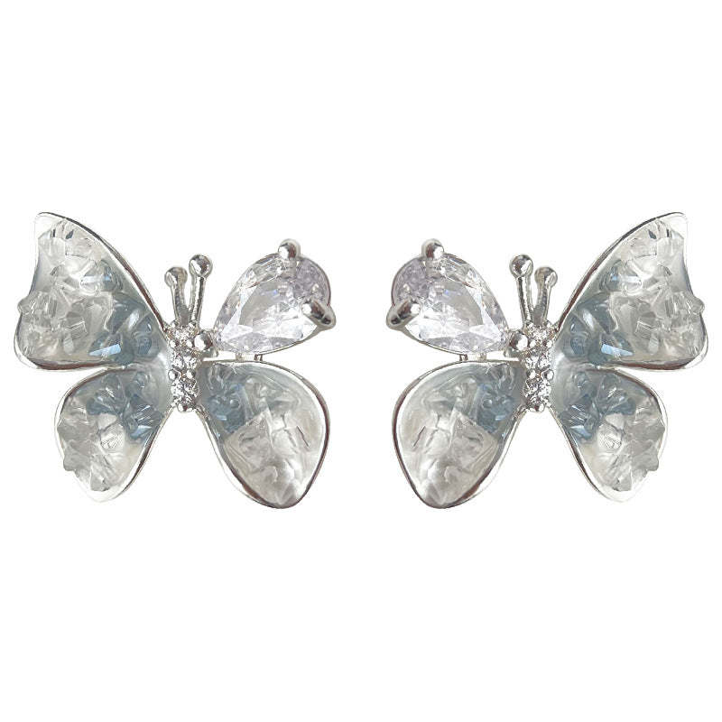 C관 - 유리 크리스탈 우아한 드롭형 귀걸이 [4298] 24.06-2