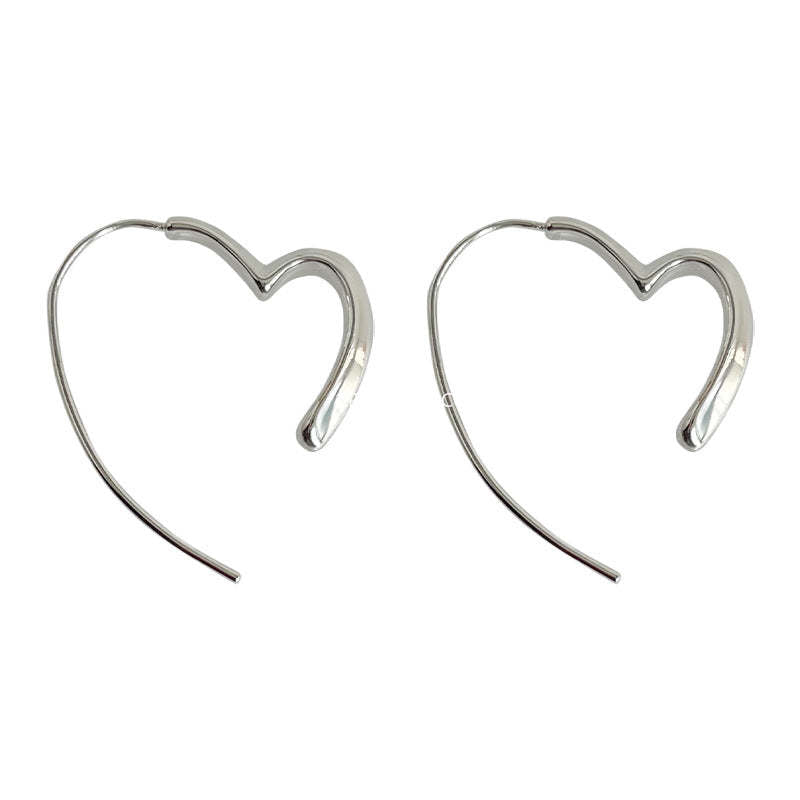 C관 - 심플 모던 감각 하트 인스타 감성 귀걸이 [4234] 24.06-2