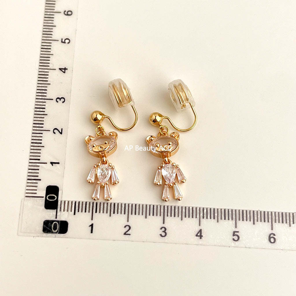 C관 - 18K 도금 컬러풀 이어커프 귀걸이 [EJ0303C] 25.03-3