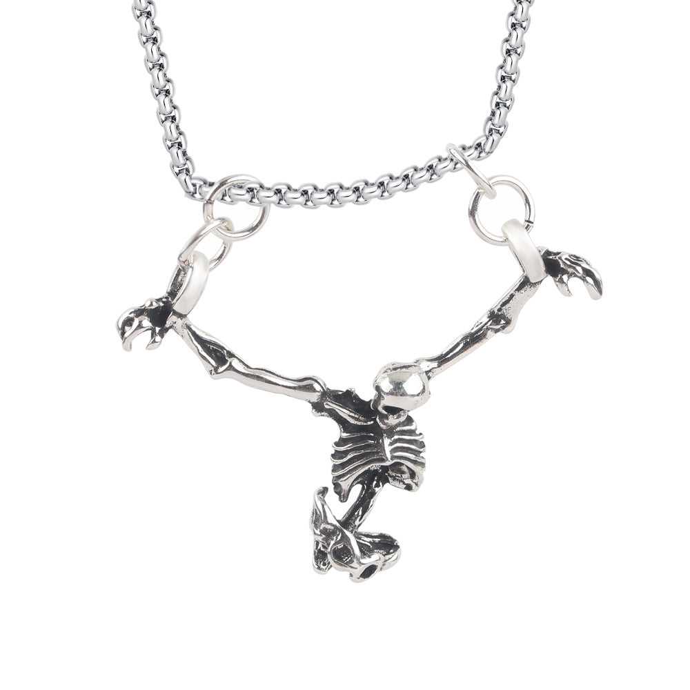 G관 - 할로윈 해골 모양 펜던트 목걸이 [X1162] 25.09-4