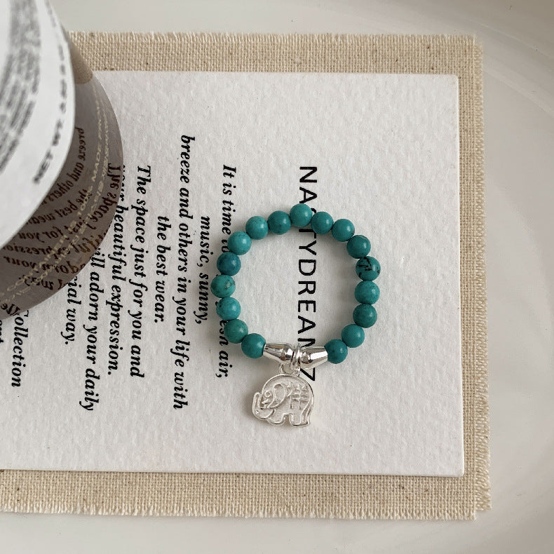 A관 - 아게이트 칼세도니 담수진주 비즈 925실버 반지 [RA] 25.11-4