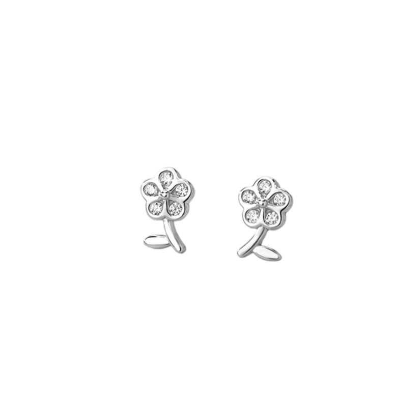 B관 - 999 실버 플라워 디자인 귀걸이 [YC9292E_1] 25.08-3