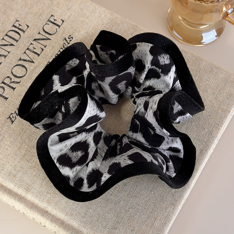 E관 - 호피 패턴 오버로크 곱창 헤어밴드 [27700] 25.11-4