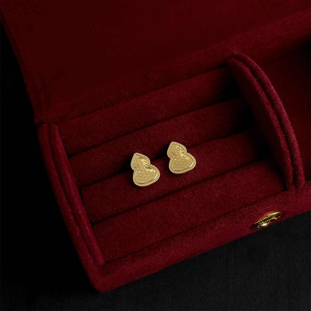 C관 - 18K 골드 도금 925 은침 스터드형 귀걸이 [6818-6825] 25.09-4