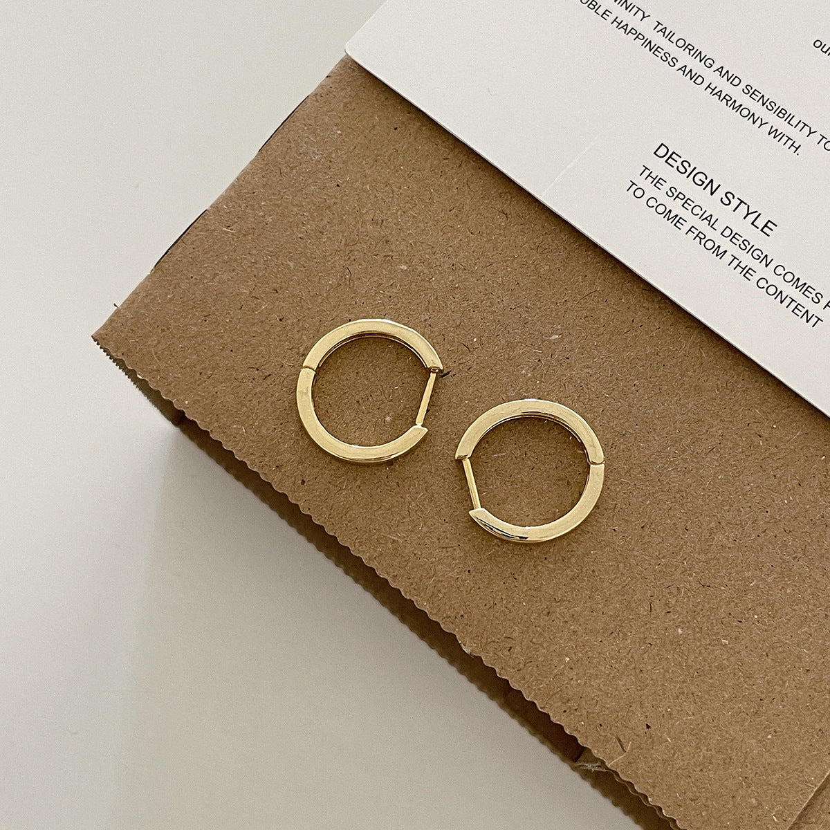 A관 - 925 은침 미니멀 심플 링 스트레이트 침 귀걸이 [EH-4169] 25.12-1