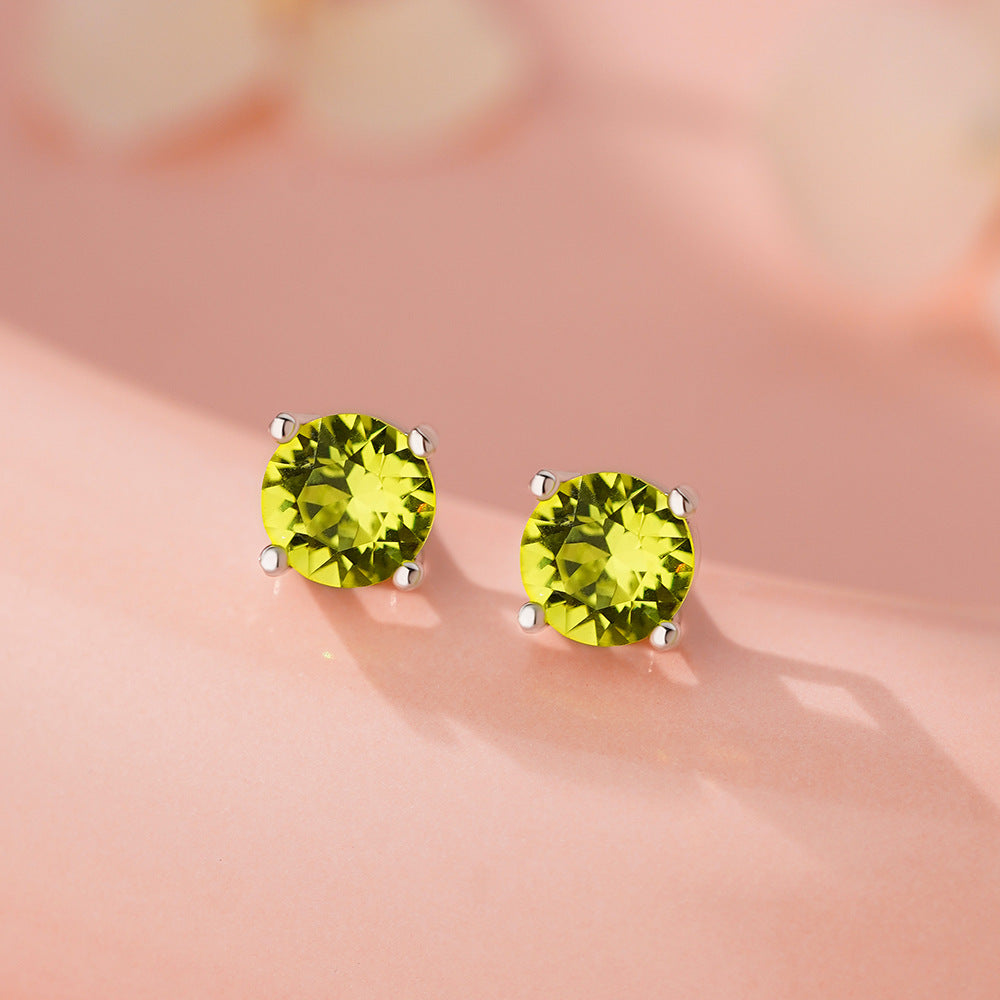 B관 - 999 실버 스와로스키 큐빅 귀걸이 [YC8779E_1] 25.12-2