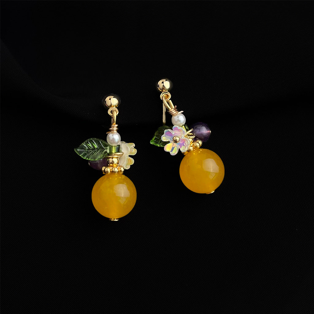 C관 - 18K 도금 컬러풀 이어커프 귀걸이 [EJ0303C] 25.03-3