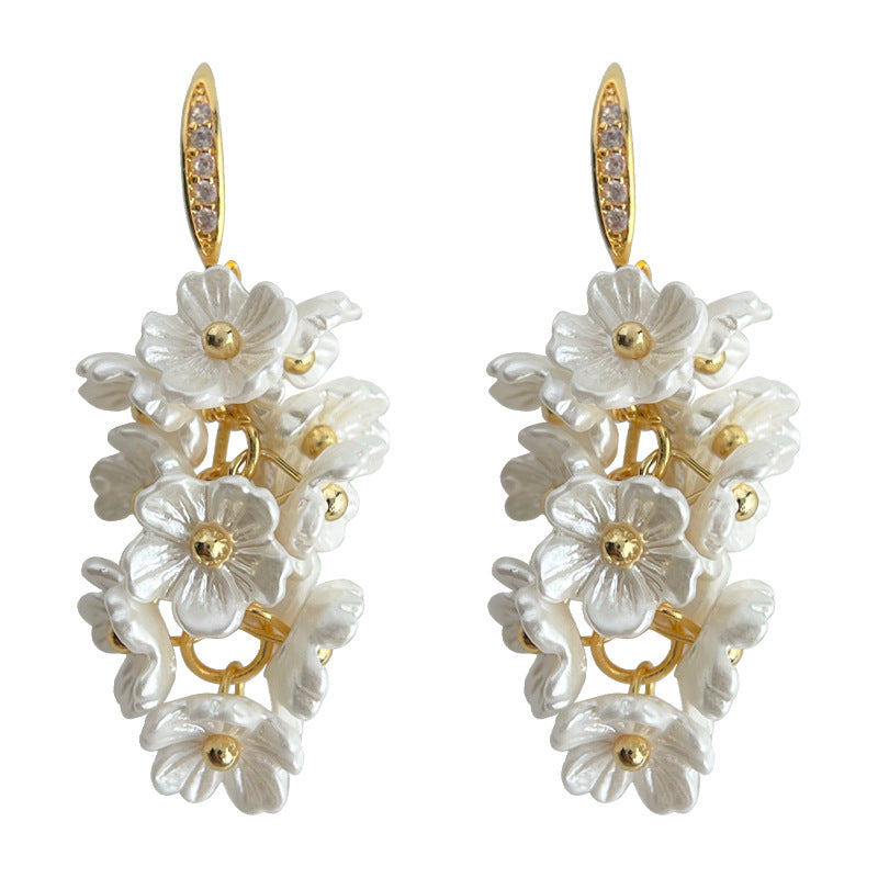 C관 - 미니 큐빅 꽃 모양 상큼한 여름 귀걸이 [4297] 24.06-3