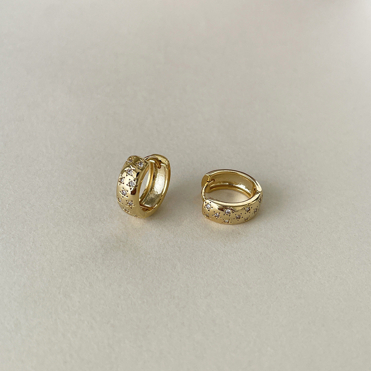 A관 - 925 은침 별 큐빅 귀걸이 [EH-4031] 25.10-3