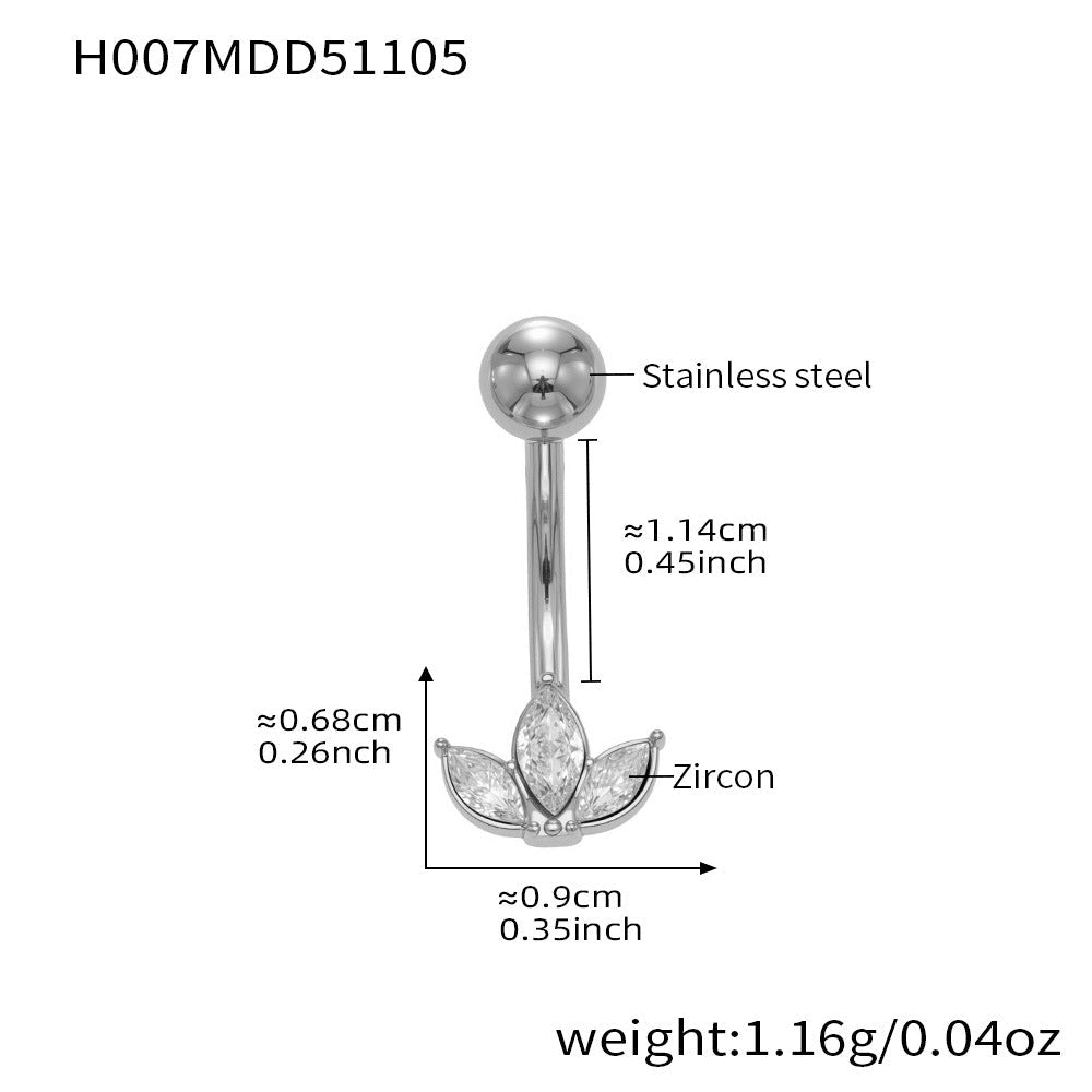 D관 - 스테인리스 큐빅 나비 하트 체리 물방울 18K 도금 피어싱 귀걸이 [H001] 25.11-2