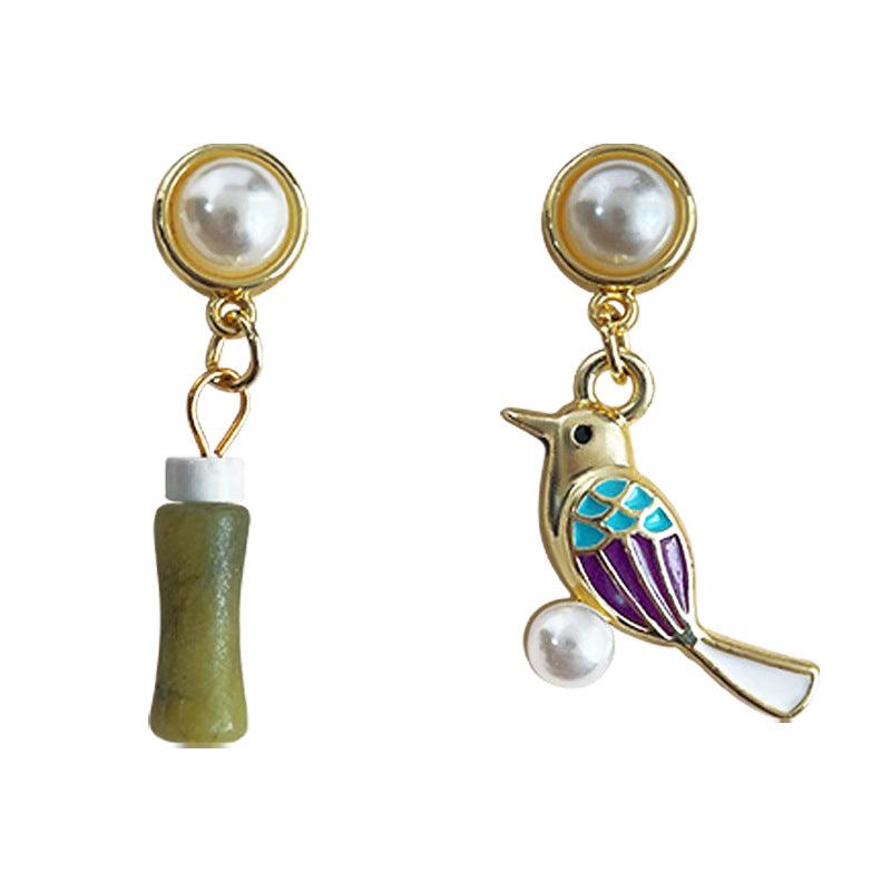 C관 - 14K 도금 핸드메이드 비대칭 새 디자인 2024 유행 귀걸이 [3686] 24.03-5