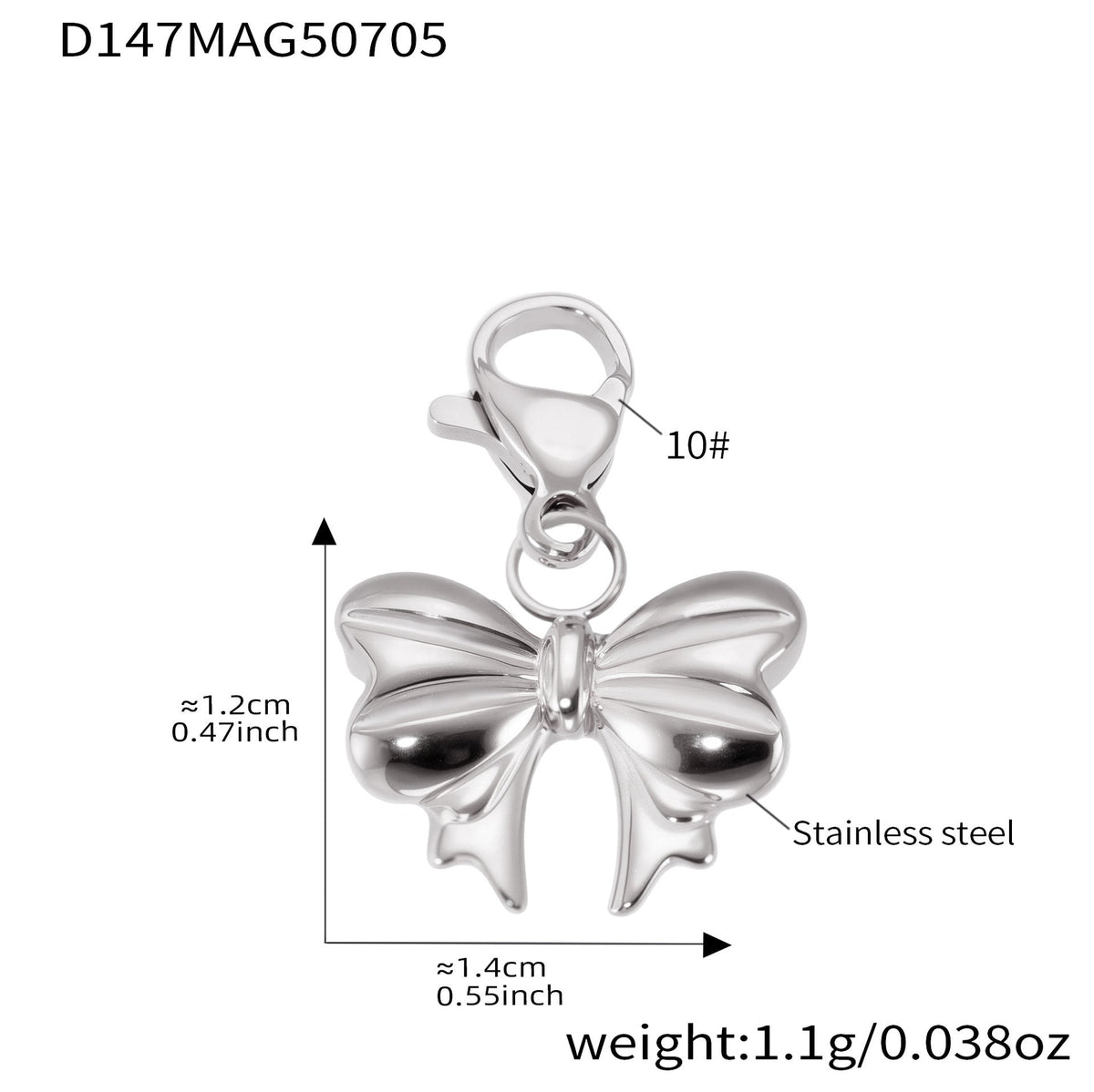 D관 - 스테인리스 스틸 DIY 다중 펜던트 팔찌 목걸이 [E670] 25.09-4