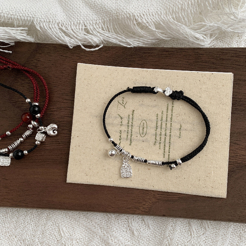 A관 - 925 실버 강아지 코끼리 펜던트 스트랩 팔찌 [1603-1605-1606] 25.11-2