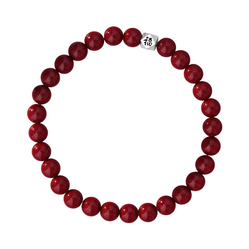 B관 - 염주 디자인 복 925 실버 팔찌 [YC4380SL_1] 25.11-3