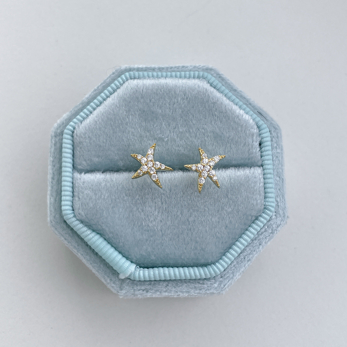 A관 - 925 은침 불가사리 피어싱 귀걸이 [EH-4091] 25.10-1